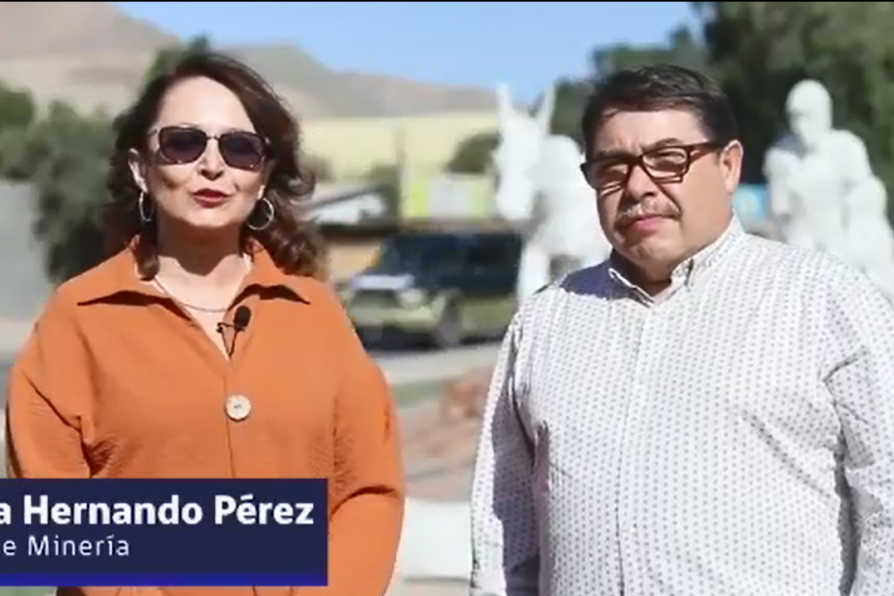 Ministra de Minería, Marcela Hernando Peréz, junto a Carlos Ulloa Abarzúa Seremi de la cartera, saludan a todas y todos los trabajadores de la región de Atacama, en conmemoración del 1 de mayo “Día Internacional del Trabajador”