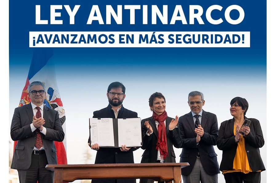 presidente promulga Ley Antinarco