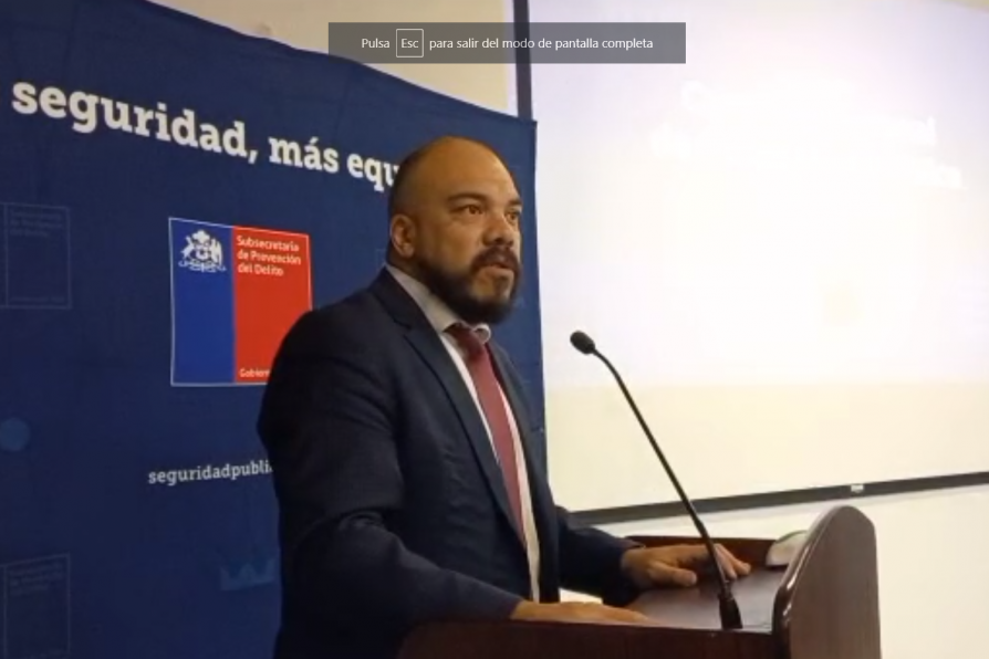 Subsecretario de Prevención del Delito participó del Consejo Regional de Seguridad Pública