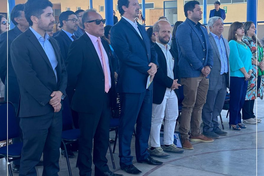 Delegado participó de la ceremonia de inicio año escolar