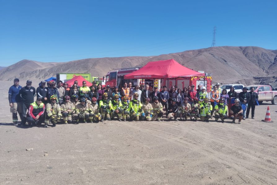 Simulacro de derrame de cianuro realizó minera GoldField
