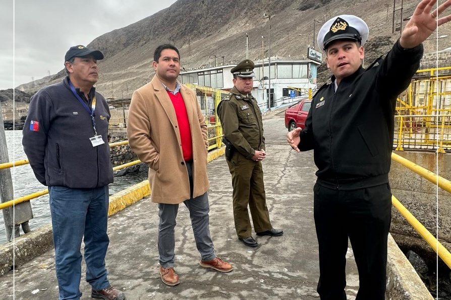 Autoridades en conjunto realizaron nueva fiscalización en borde costero de Chañaral