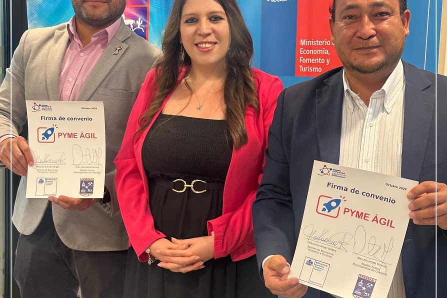 Municipalidad de chañaral firma convenio con ministerio de Economía, Fomento y Turismo