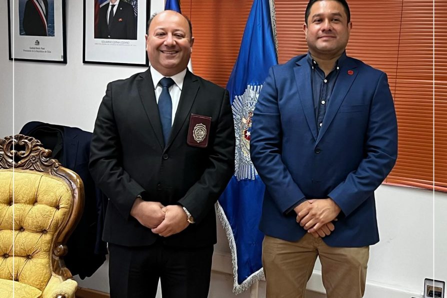Delegado Fernández se reunió con Prefecto Inspector de la PDI Atacama
