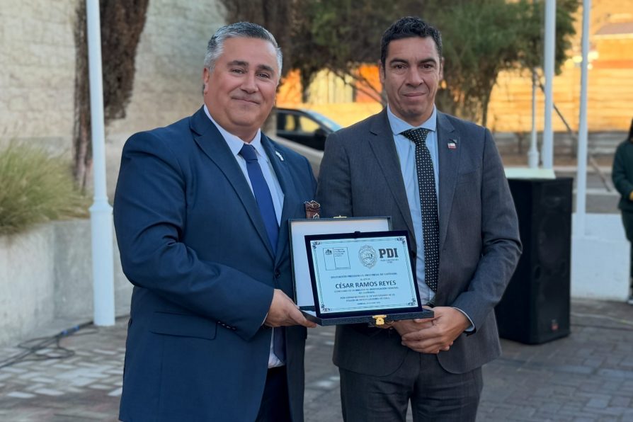 Delegado de Chañaral encabeza conmemoración del 93° aniversario de la Policía de Investigaciones